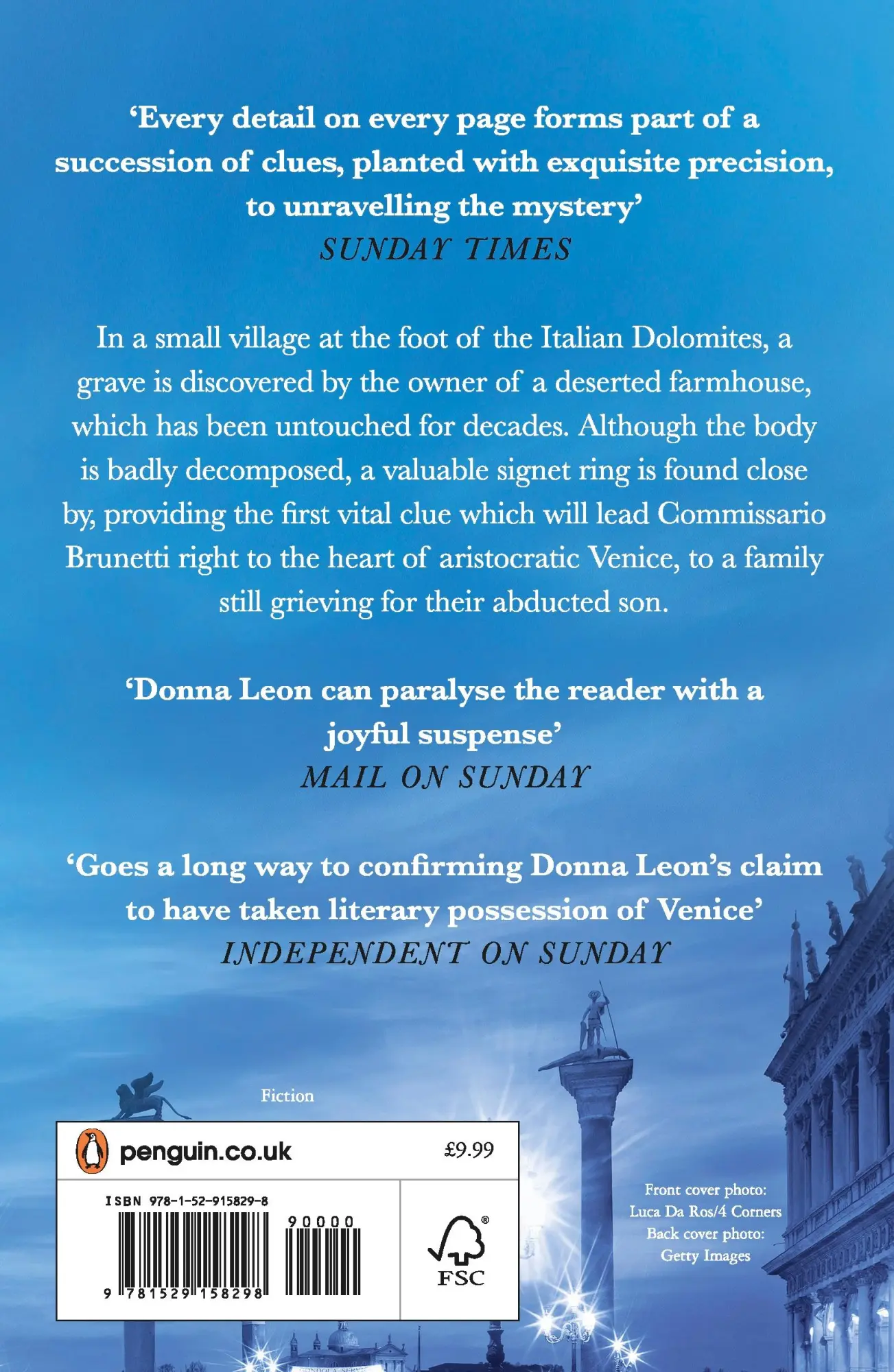 Rückseite: 9781529158298 | A Noble Radiance | Donna Leon | Taschenbuch | 288 S. | Englisch | 2022