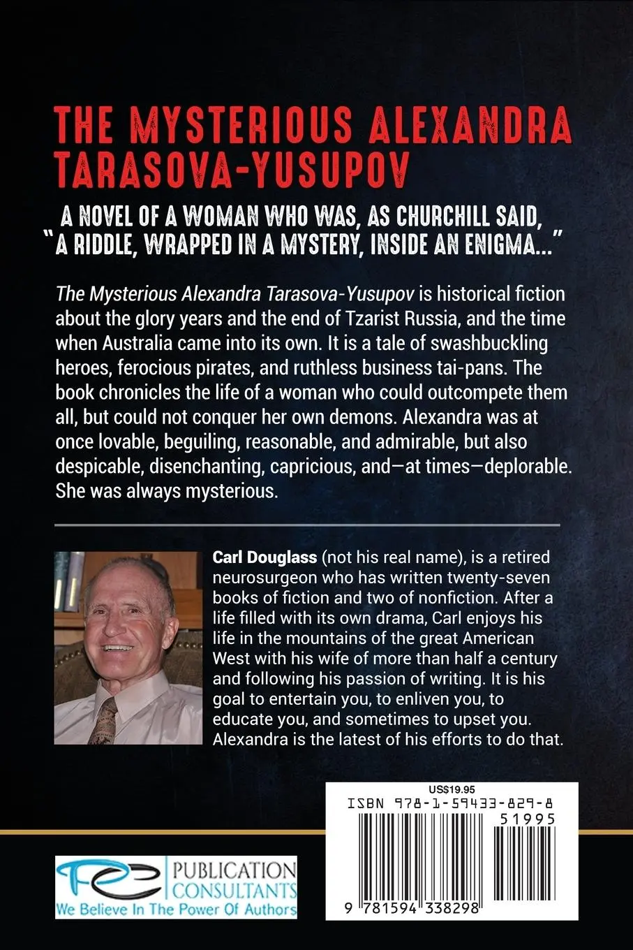 Rückseite: 9781594338298 | The Mysterious Alexandra Tarasova-Yusupov | Carl Douglass | Buch