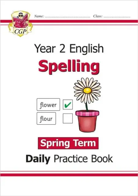 Cover: 9781789088298 | KS1 Spelling Year 2 Daily Practice Book: Spring Term | Cgp Books