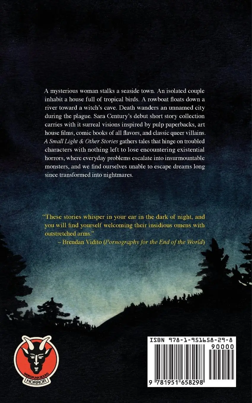 Rückseite: 9781951658298 | A Small Light &amp; Other Stories | Sara Century | Taschenbuch | Englisch