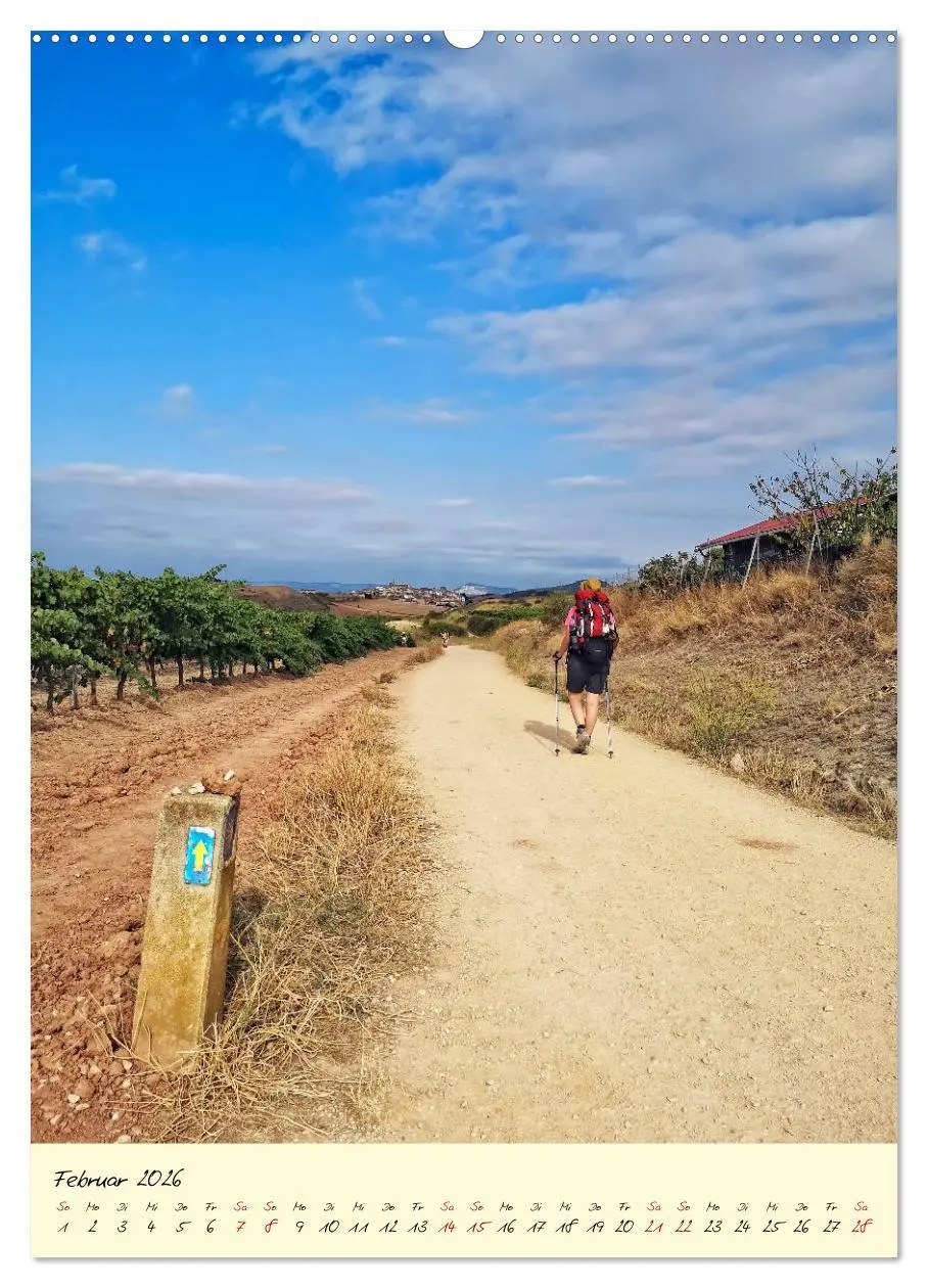 Bild: 9783516398298 | Buen Camino - Auf dem Jakobsweg - Camino Francés (Wandkalender 2026...