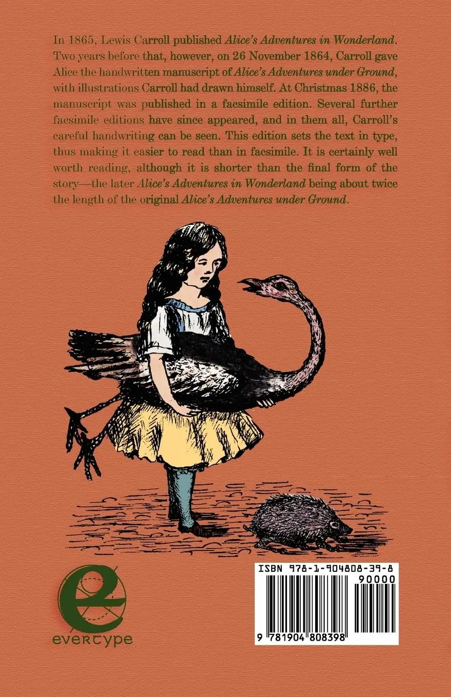 Rückseite: 9781904808398 | Alice's Adventures Under Ground | Lewis Carroll | Taschenbuch | 2009