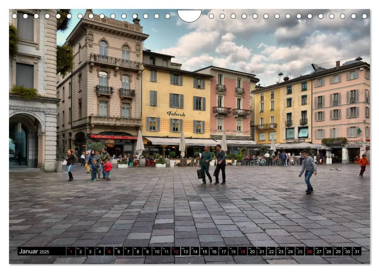 Bild: 9783435588398 | Lugano - Perle im Tessin (Wandkalender 2025 DIN A4 quer), CALVENDO...