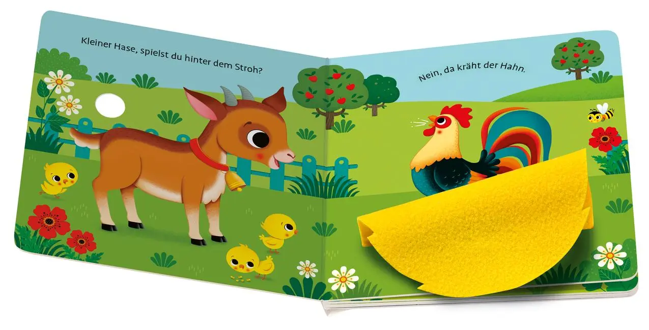Bild: 9783473418398 | Wo bist du ...? - Wo bist du, kleiner Hase? | Mit großen Fühl-Klappen
