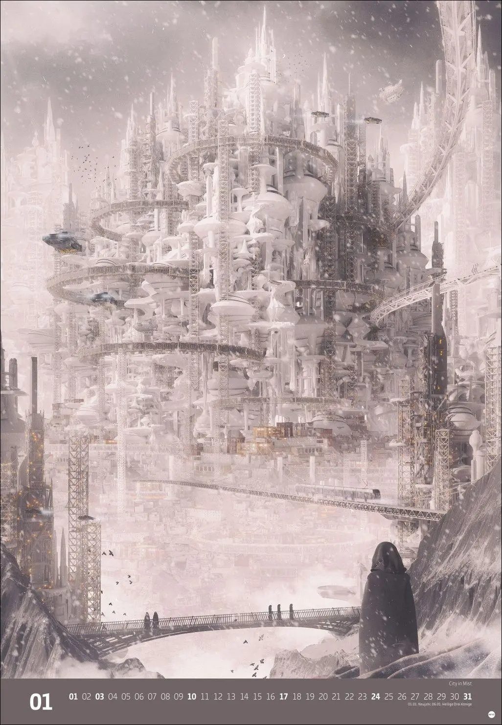 Bild: 9783756418398 | Gal Barkan: Future Cities Posterkalender 2027 | Gal Barkan | Kalender
