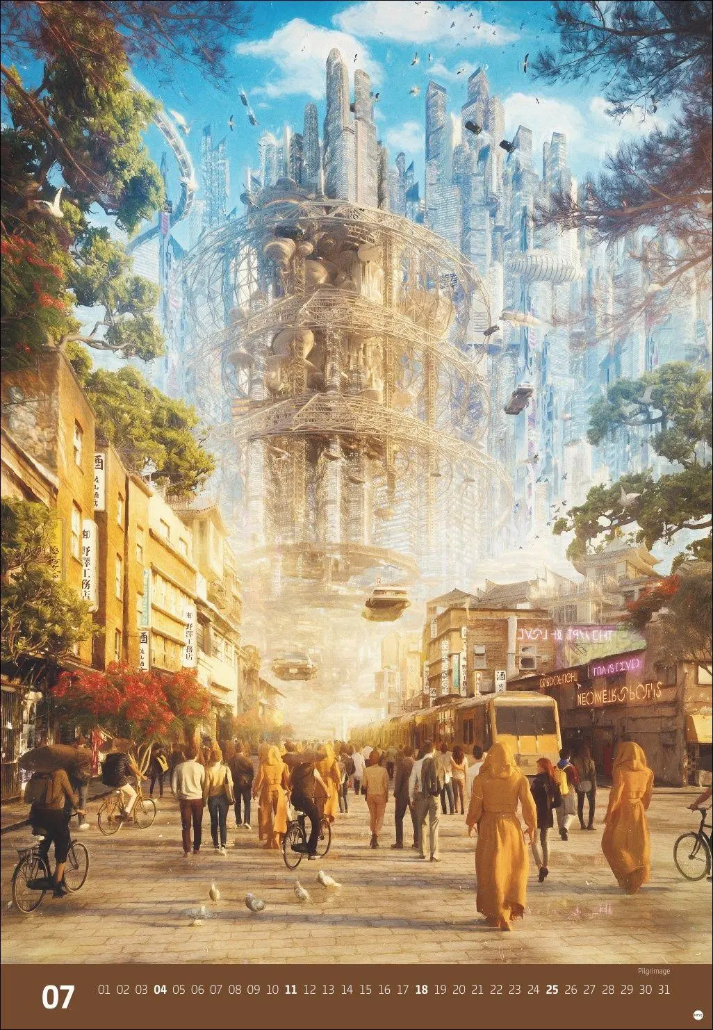 Bild: 9783756418398 | Gal Barkan: Future Cities Posterkalender 2027 | Gal Barkan | Kalender