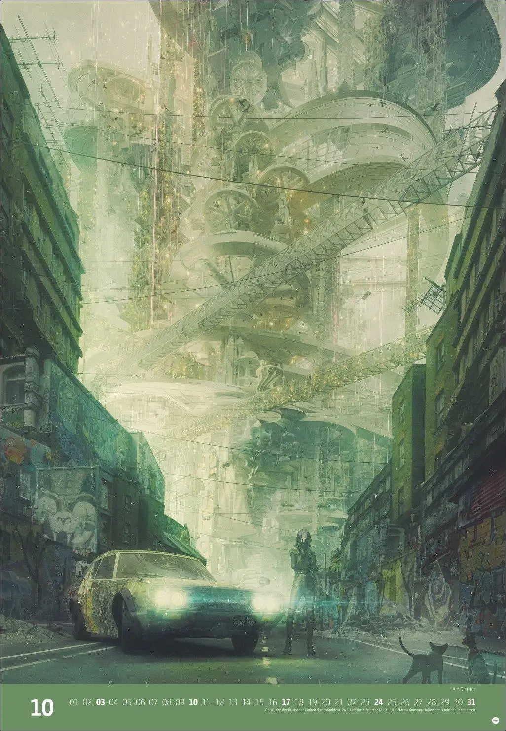 Bild: 9783756418398 | Gal Barkan: Future Cities Posterkalender 2027 | Gal Barkan | Kalender