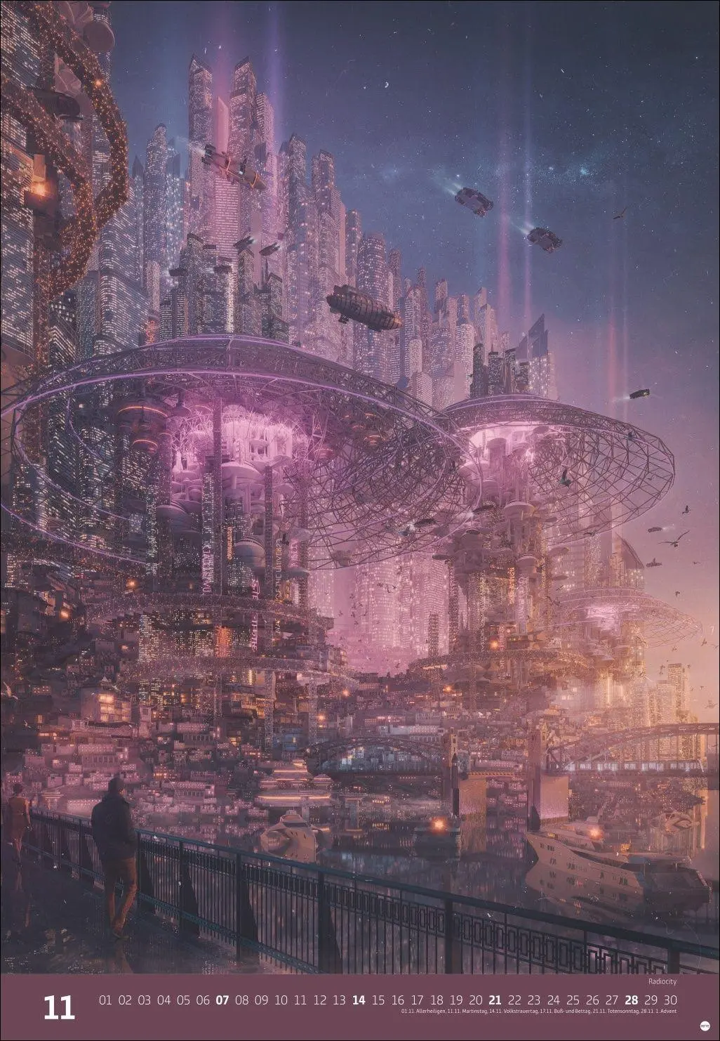 Bild: 9783756418398 | Gal Barkan: Future Cities Posterkalender 2027 | Gal Barkan | Kalender