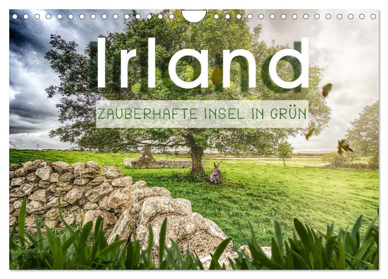 Cover: 9783457808498 | Irland - Zauberhafte Insel in grün (Wandkalender 2026 DIN A4 quer),...