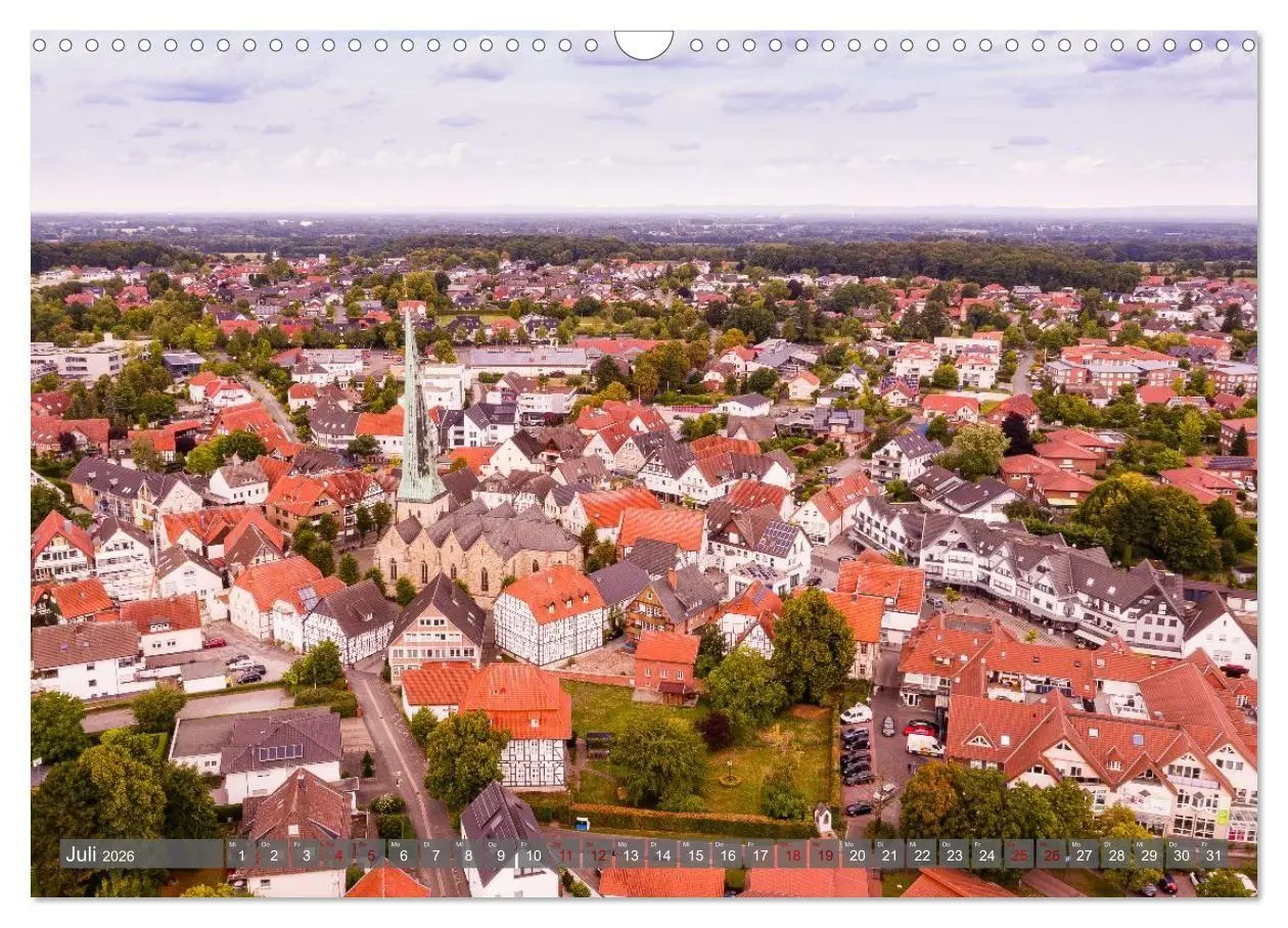 Bild: 9783516688498 | Ein Blick auf Delbrück (Wandkalender 2026 DIN A3 quer), CALVENDO...