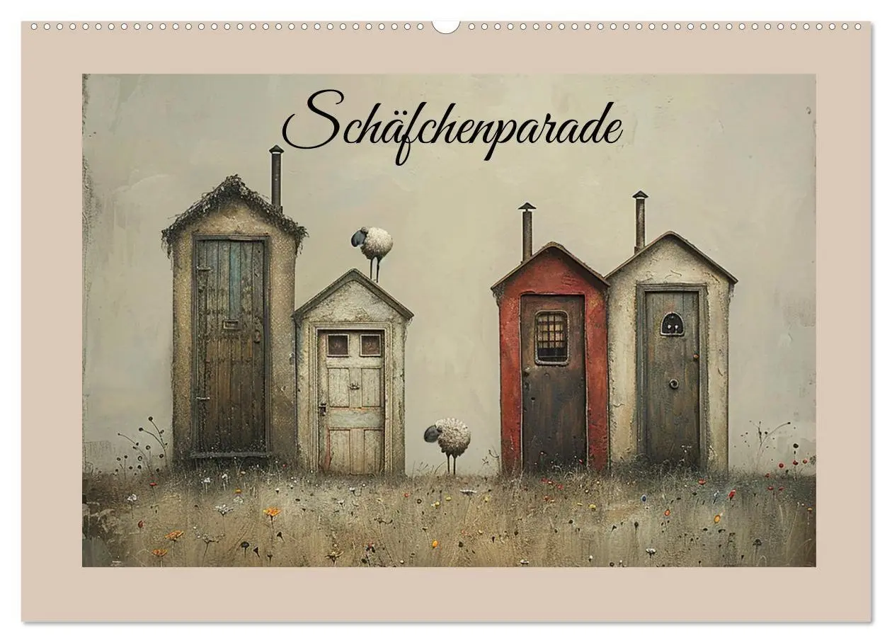 Cover: 9783569088498 | Schäfchenparade (Wandkalender 2027 DIN A2 quer), CALVENDO...