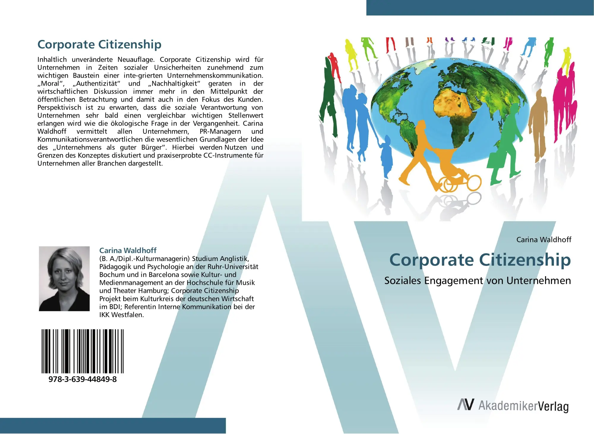 Cover: 9783639448498 | Corporate Citizenship | Soziales Engagement von Unternehmen | Waldhoff