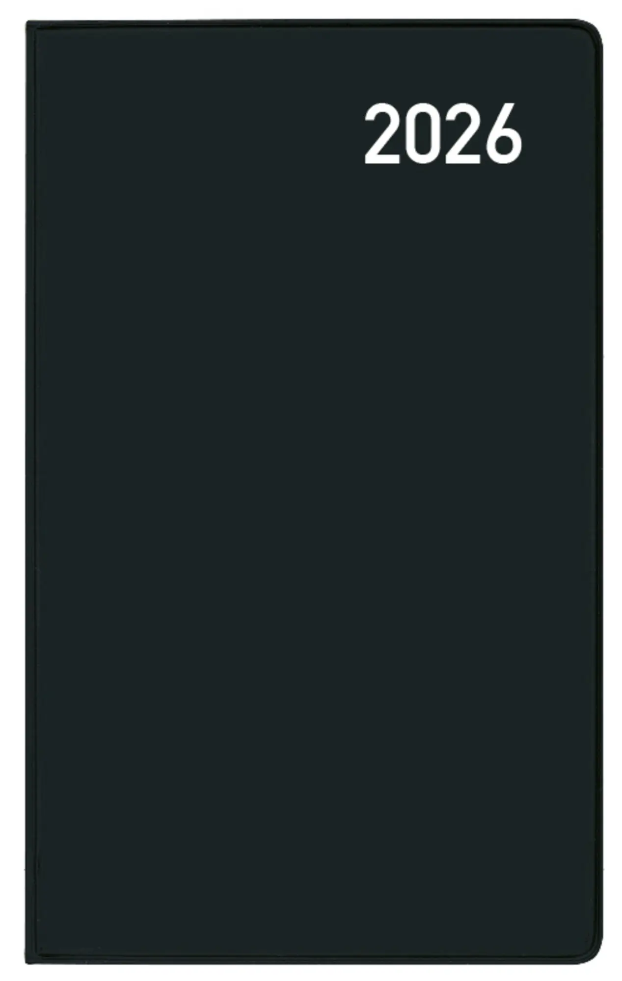 Cover: 9783731888598 | Taschenkalender Saturn Leporello Karton schwarz 2026 | Verlag Korsch