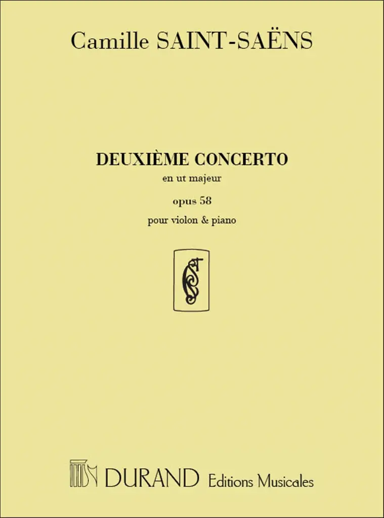 Cover: 9790044018598 | Deuxieme Concerto en ut majeur opus 58 | Camille Saint-Saens