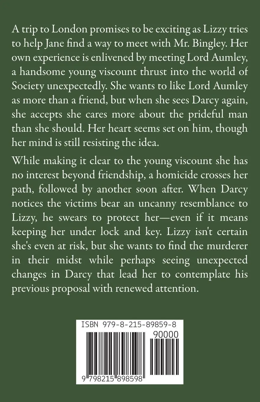 Rückseite: 9798215898598 | Murder &amp; Misjudgment | A Pride &amp; Prejudice Variation Mystery Romance