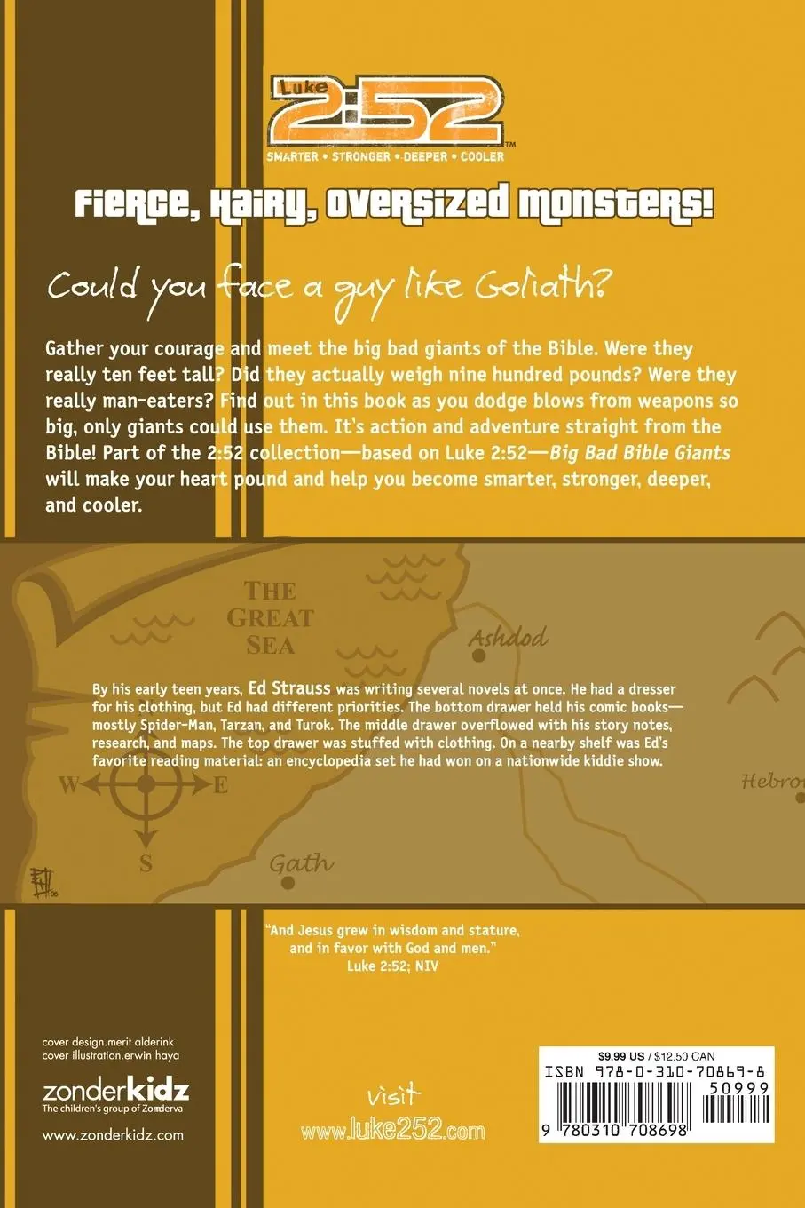 Rückseite: 9780310708698 | Big Bad Bible Giants | Ed Strauss | Taschenbuch | Englisch | 2005