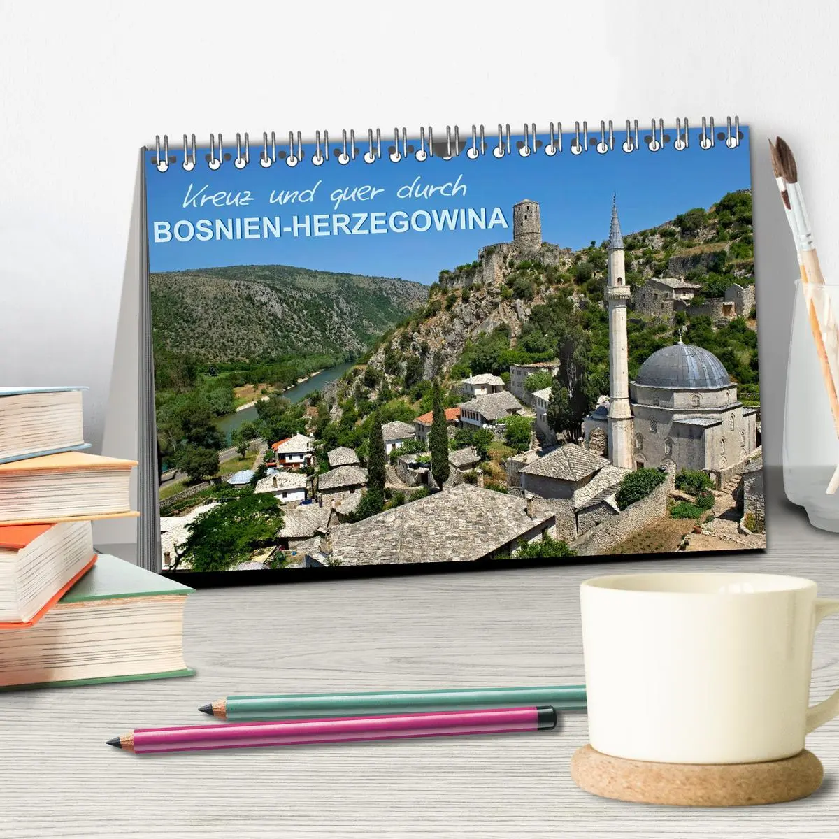 Bild: 9783457888698 | Kreuz und quer durch Bosnien-Herzegowina (Tischkalender 2026 DIN A5...