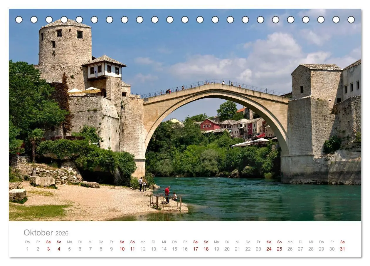 Bild: 9783457888698 | Kreuz und quer durch Bosnien-Herzegowina (Tischkalender 2026 DIN A5...