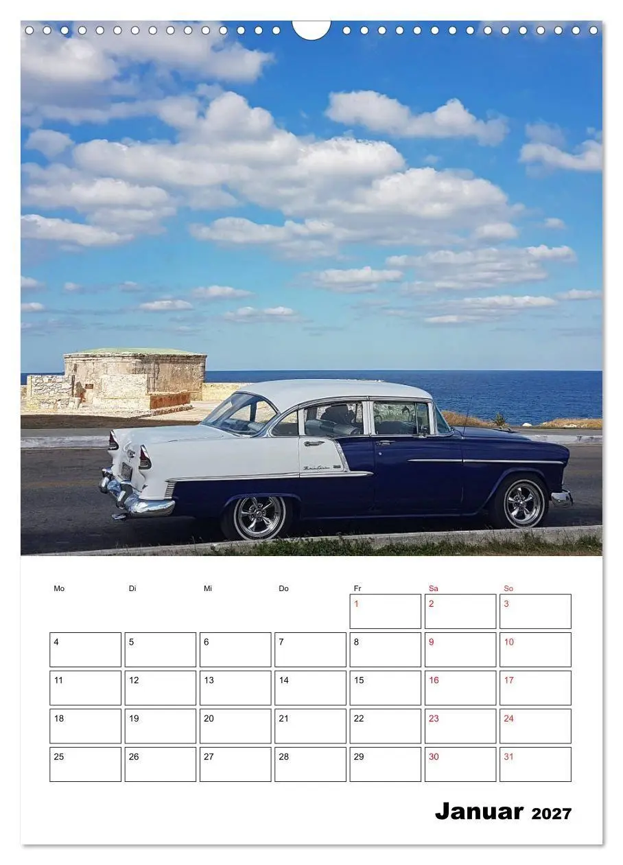 Bild: 9783569688698 | KARIBIK Oldtimer auf Kuba (Wandkalender 2027 DIN A3 hoch), CALVENDO...