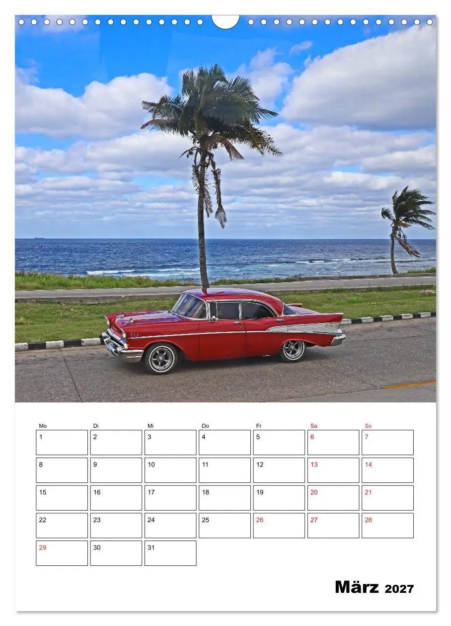 Bild: 9783569688698 | KARIBIK Oldtimer auf Kuba (Wandkalender 2027 DIN A3 hoch), CALVENDO...
