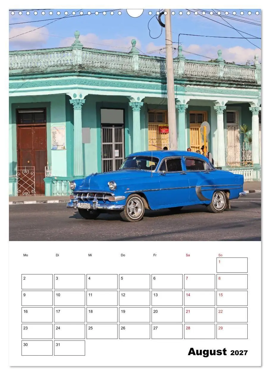 Bild: 9783569688698 | KARIBIK Oldtimer auf Kuba (Wandkalender 2027 DIN A3 hoch), CALVENDO...