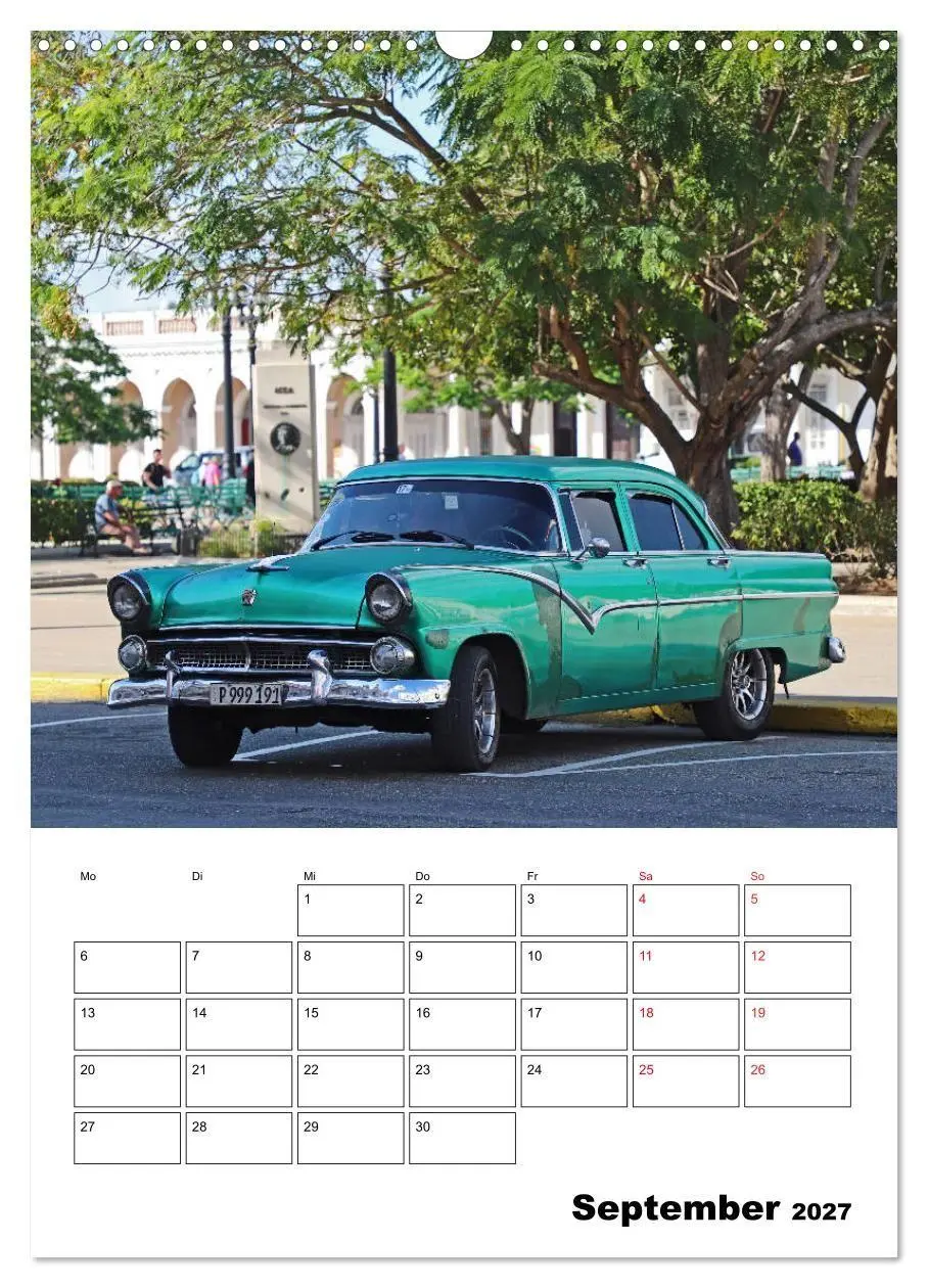 Bild: 9783569688698 | KARIBIK Oldtimer auf Kuba (Wandkalender 2027 DIN A3 hoch), CALVENDO...