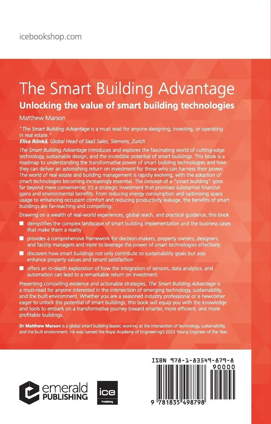 Rückseite: 9781835498798 | The Smart Building Advantage | Matthew Marson | Taschenbuch | Englisch