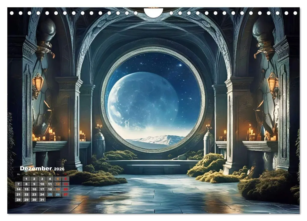 Bild: 9783516658798 | Fantasie und Science Fiction (Wandkalender 2026 DIN A4 quer),...