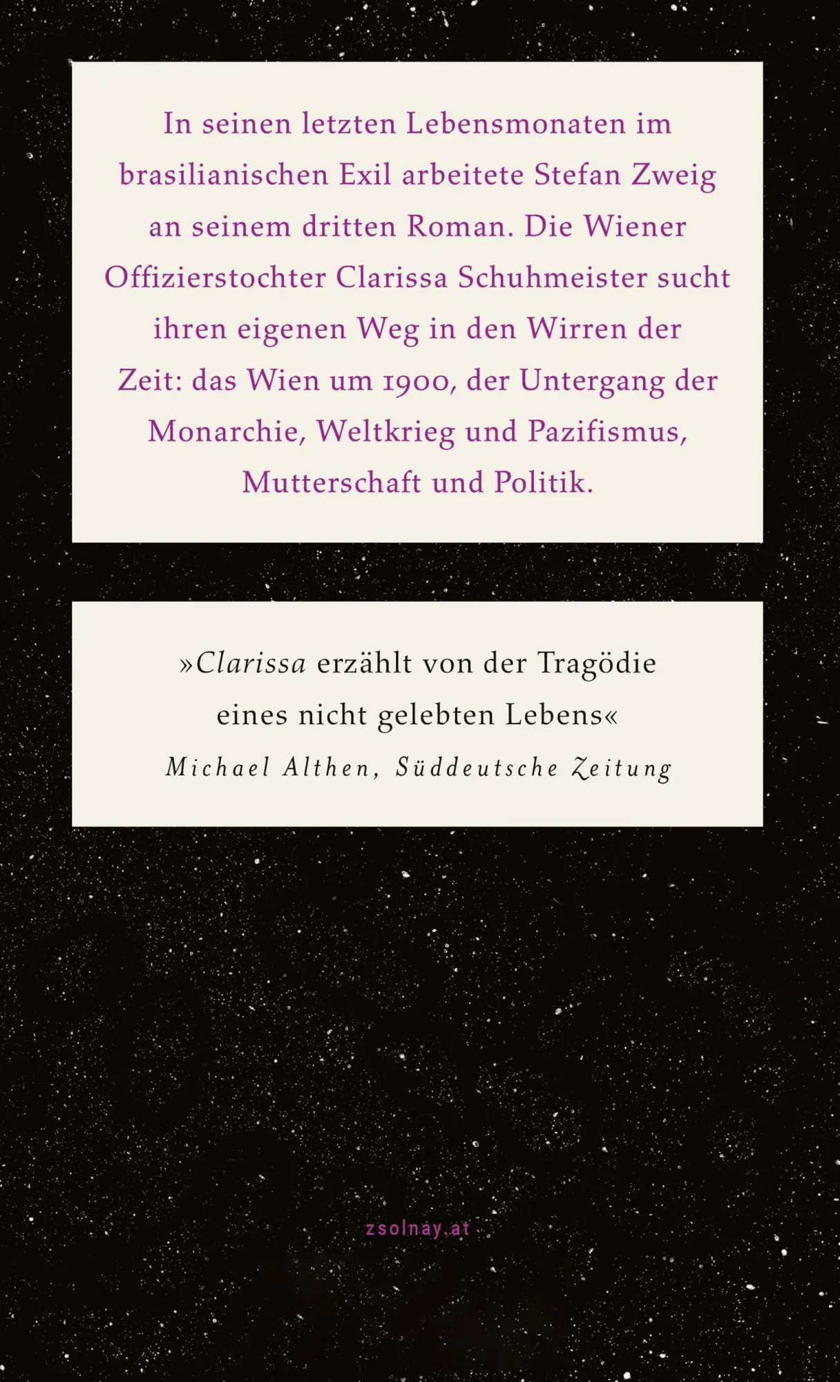Bild: 9783552058798 | Clarissa | Romanfragment | Stefan Zweig | Buch | 304 S. | Deutsch