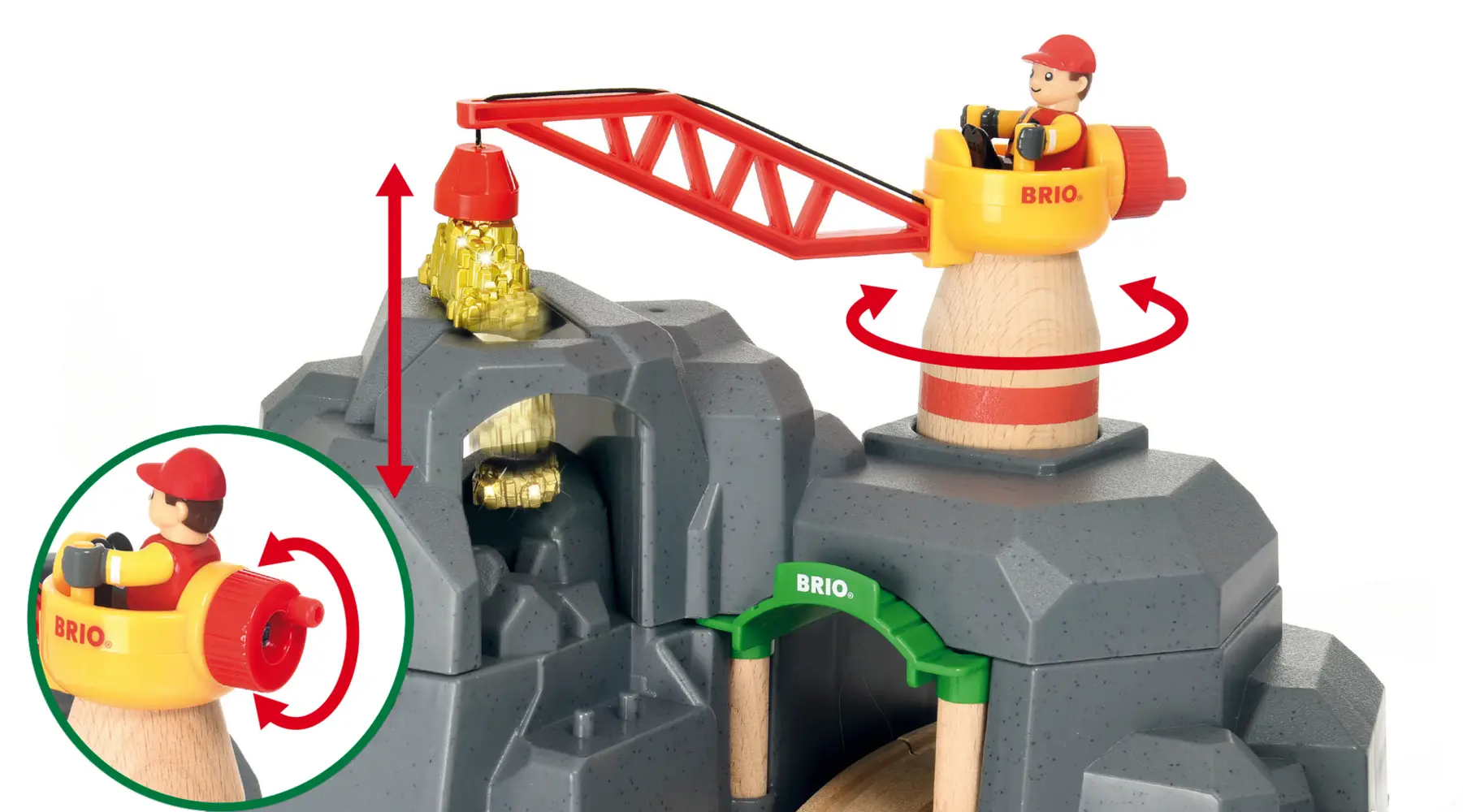 Bild: 7312350338898 | BRIO World - Große Goldmine mit Sound-Tunnel | Spiel | Spiel | Deutsch