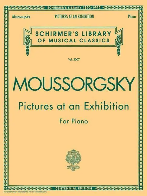 Cover: 9780793538898 | Pictures at an Exhibition (1874) - Centennial Edition | M. Mussorgsky