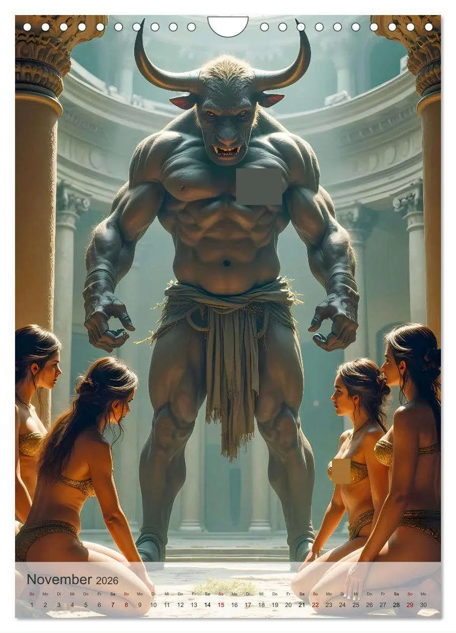 Bild: 9783457248898 | Spicy - Griechische Mythologie (Wandkalender 2026 DIN A4 hoch),...