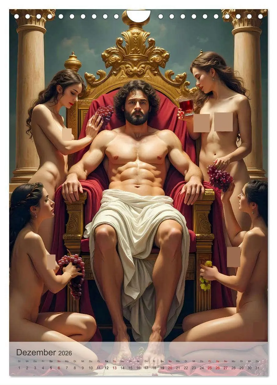 Bild: 9783457248898 | Spicy - Griechische Mythologie (Wandkalender 2026 DIN A4 hoch),...
