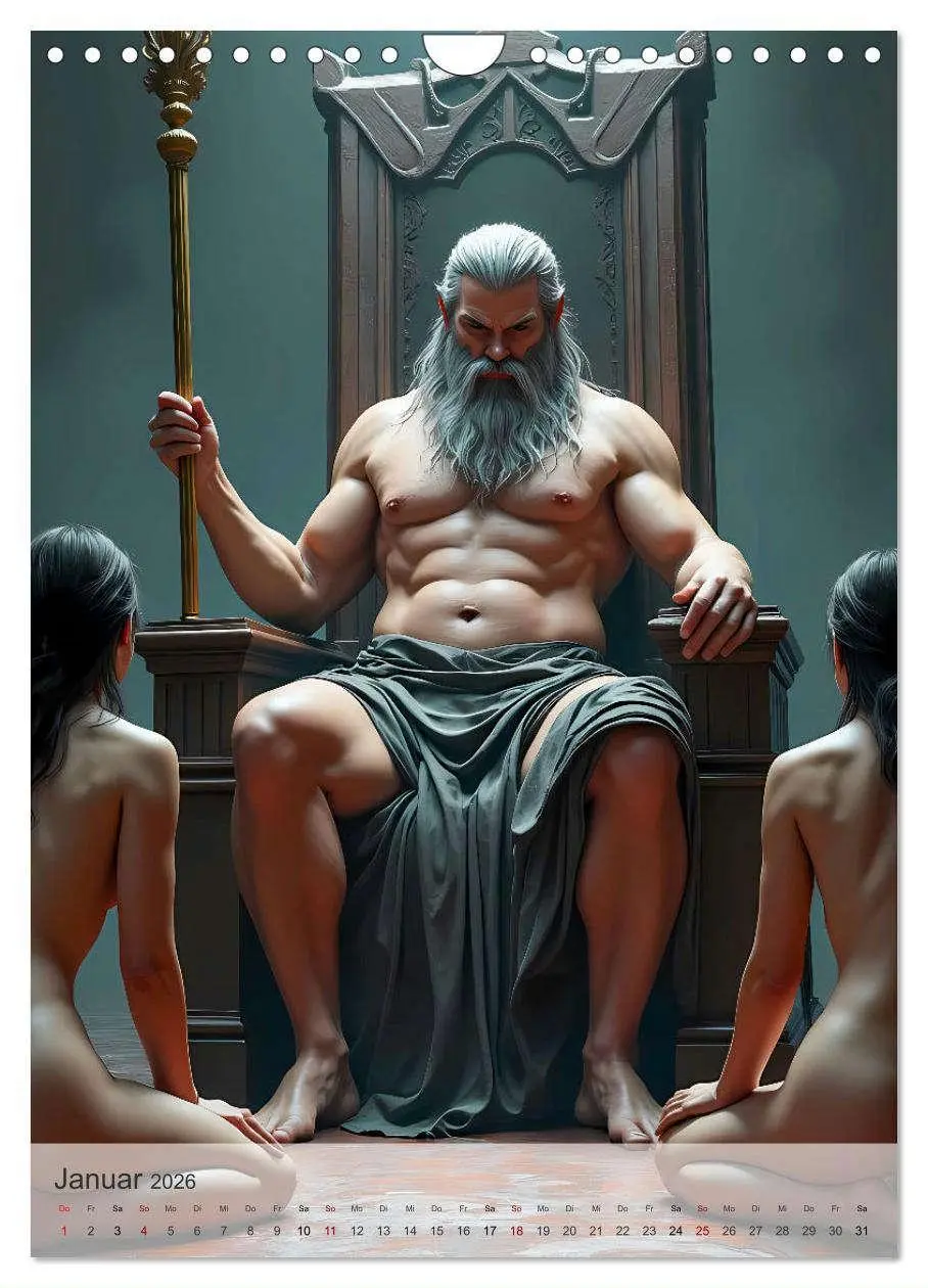Bild: 9783457248898 | Spicy - Griechische Mythologie (Wandkalender 2026 DIN A4 hoch),...
