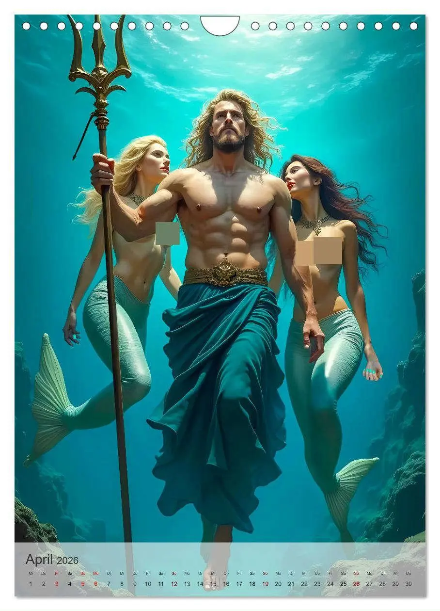 Bild: 9783457248898 | Spicy - Griechische Mythologie (Wandkalender 2026 DIN A4 hoch),...