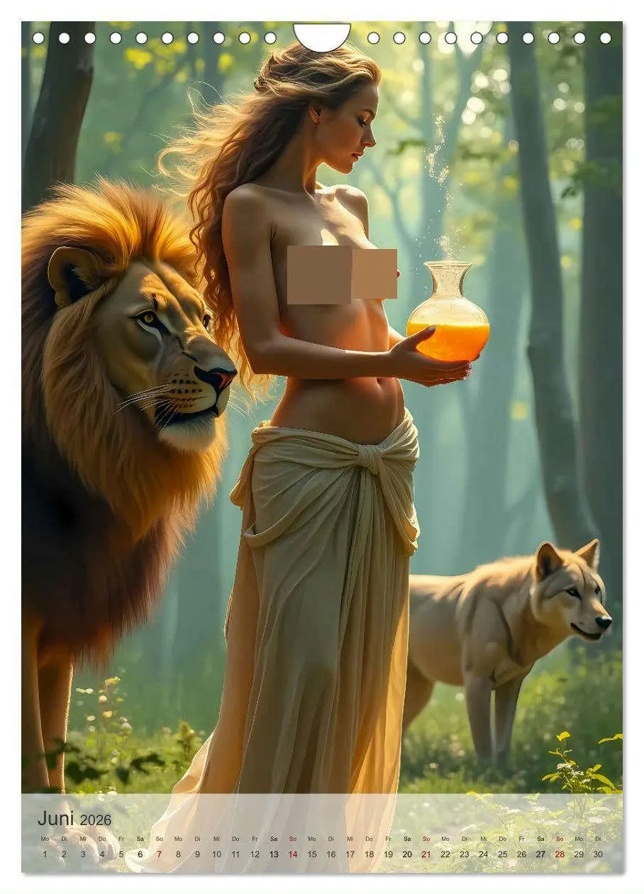 Bild: 9783457248898 | Spicy - Griechische Mythologie (Wandkalender 2026 DIN A4 hoch),...