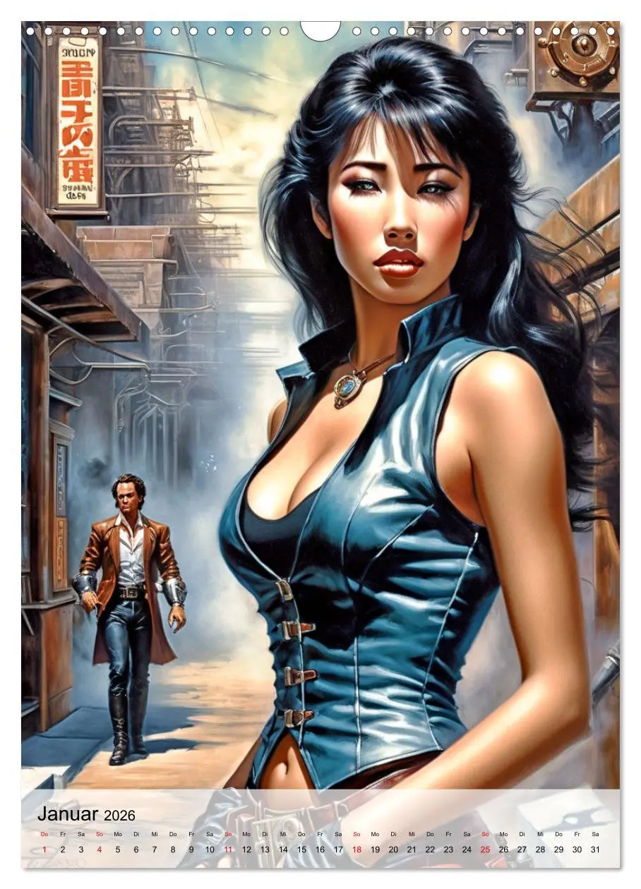 Bild: 9783516268898 | Ladies mit Steampunk-Flair (Wandkalender 2026 DIN A3 hoch),...