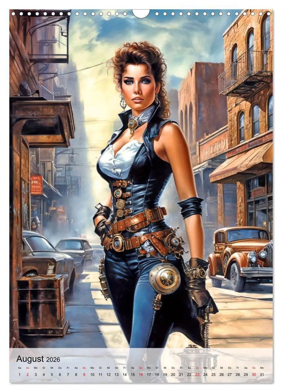 Bild: 9783516268898 | Ladies mit Steampunk-Flair (Wandkalender 2026 DIN A3 hoch),...