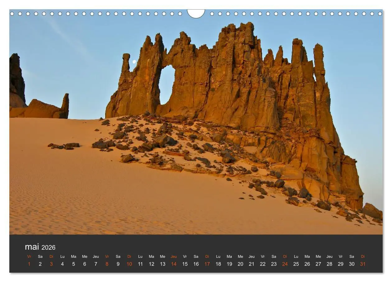 Bild: 9783516578898 | LE SAHARA L'Algérie du Sud (Calendrier mural 2026 DIN A3 vertical),...