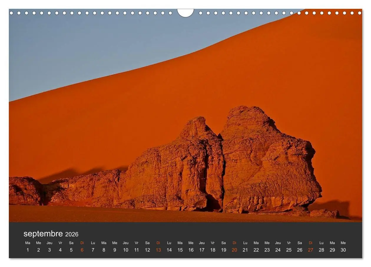 Bild: 9783516578898 | LE SAHARA L'Algérie du Sud (Calendrier mural 2026 DIN A3 vertical),...