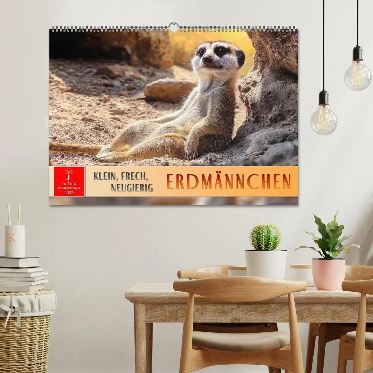 Bild: 9783516958898 | Erdmännchen - klein, frech, neugierig (Wandkalender 2027 DIN A2...