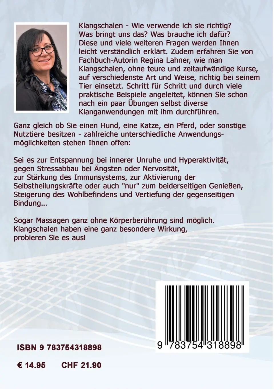 Rückseite: 9783754318898 | Klangschalen für Tiere leicht gemacht | Regina Lahner | Taschenbuch