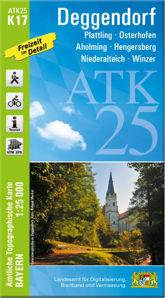 Cover: 9783899338898 | ATK25-K17 Deggendorf (Amtliche Topographische Karte 1:25000) | Gefalzt