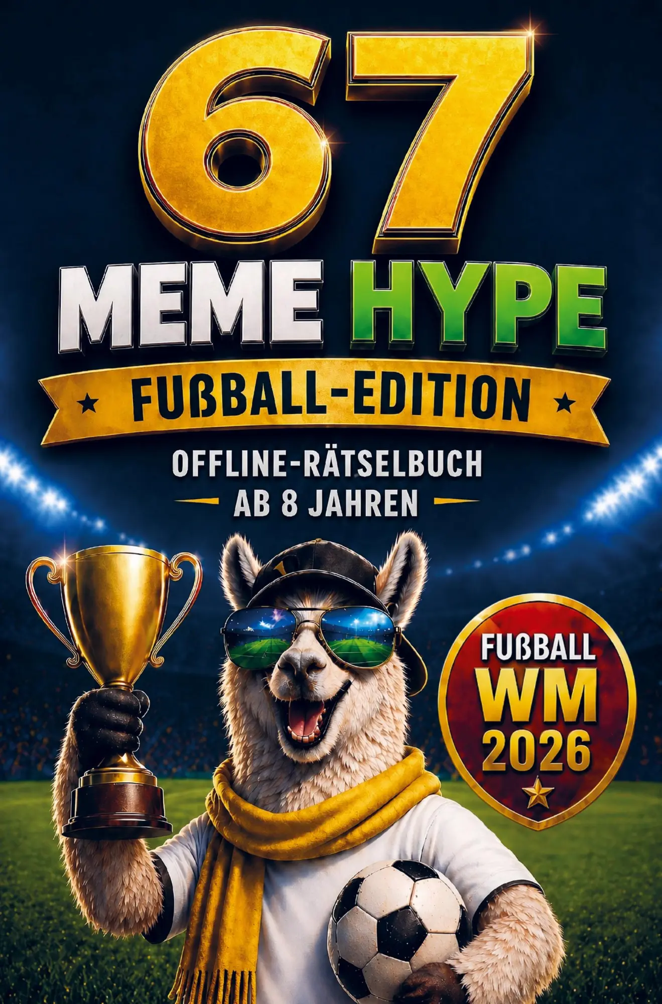 Cover: 9789403878898 | 67 MEME HYPE - Offline-Rätselbuch Fußball-Edition für schlaue...