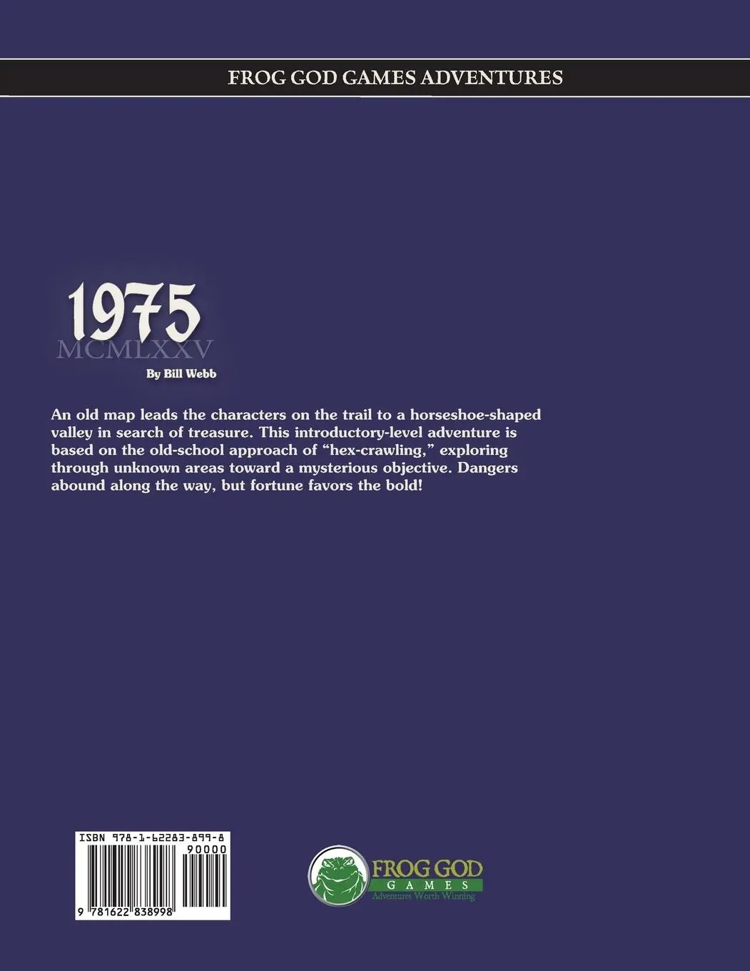 Rückseite: 9781622838998 | 1975 5E | Bill Webb (u. a.) | Taschenbuch | Englisch | 2020