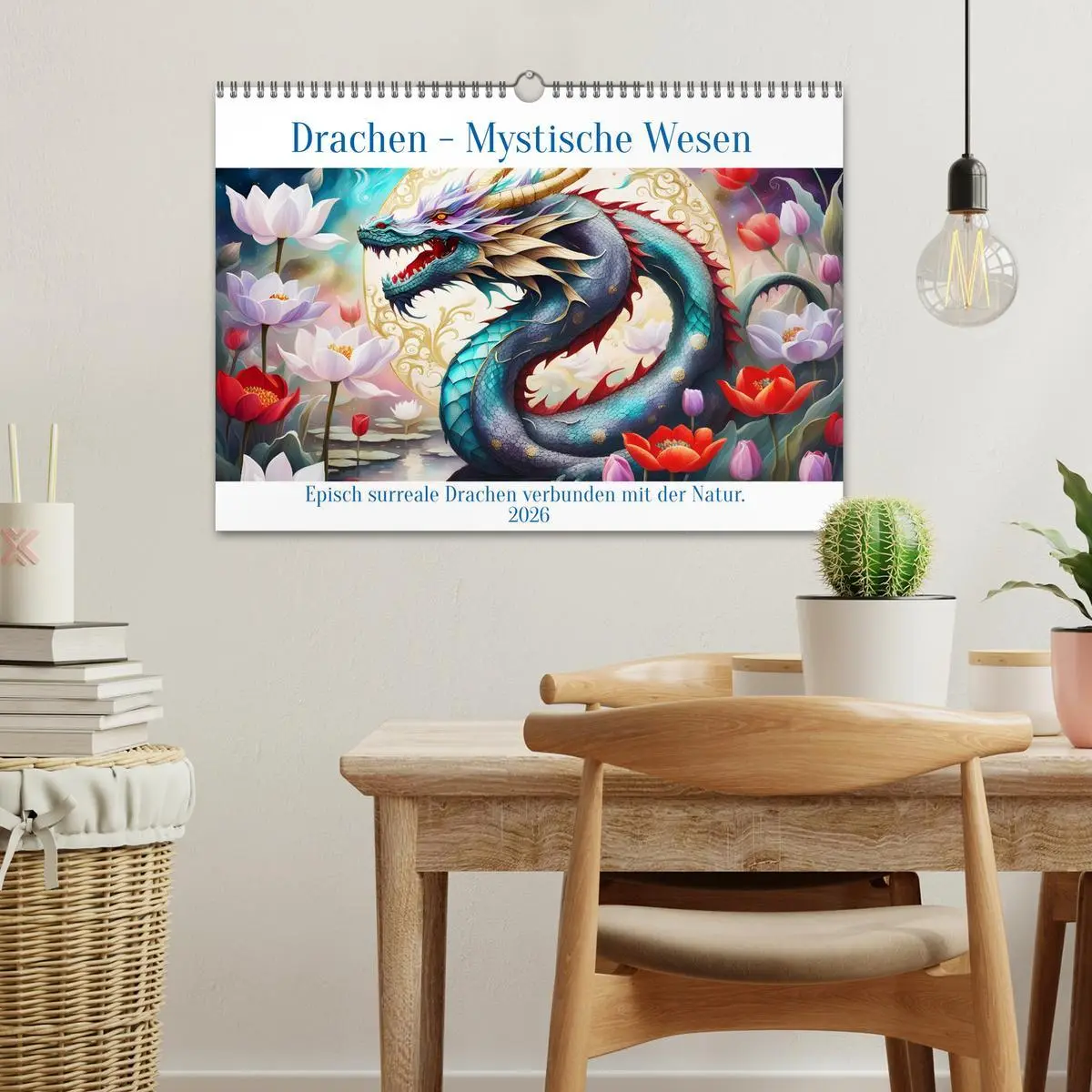 Bild: 9783457308998 | Drachen - Mystische Wesen (Wandkalender 2026 DIN A3 quer), CALVENDO...