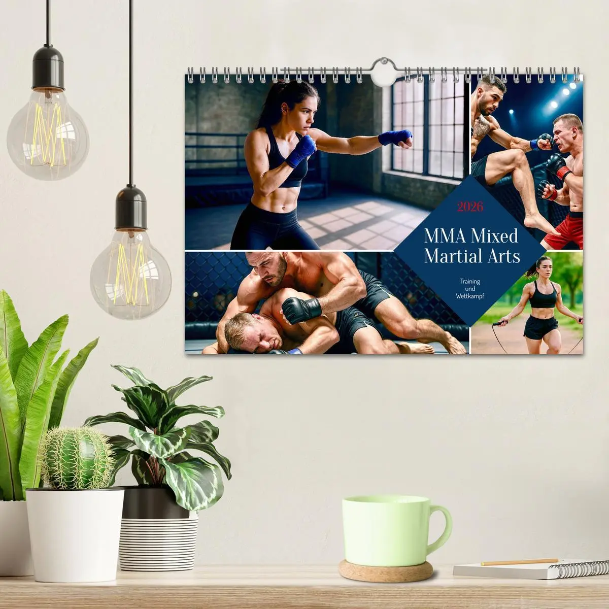 Bild: 9783516638998 | MMA Mixed Martial Arts (Wandkalender 2026 DIN A4 quer), CALVENDO...