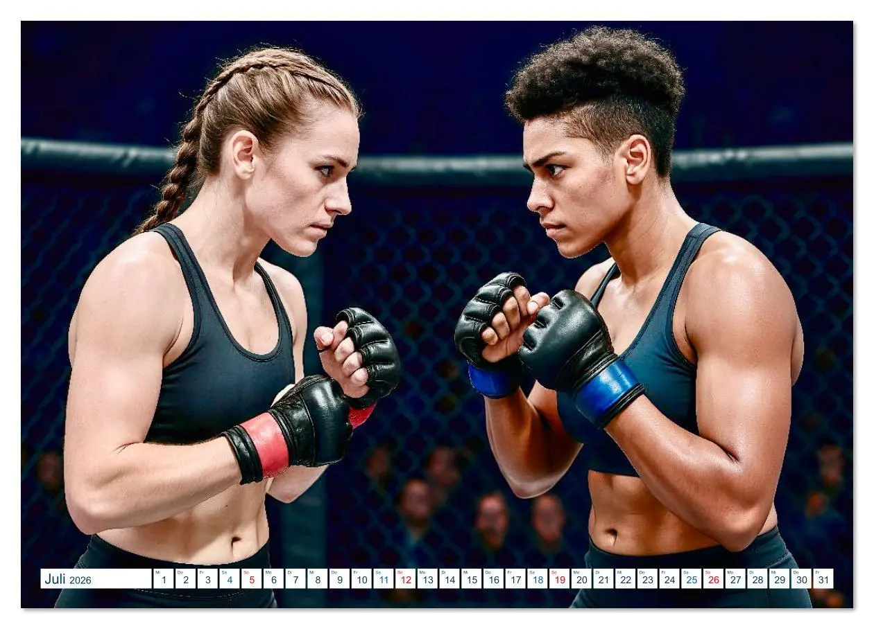 Bild: 9783516638998 | MMA Mixed Martial Arts (Wandkalender 2026 DIN A4 quer), CALVENDO...