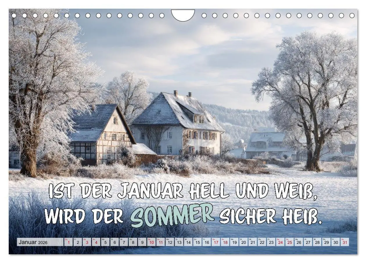Bild: 9783516708998 | Bauernweisheiten - Stimmen der Natur (Wandkalender 2026 DIN A4...