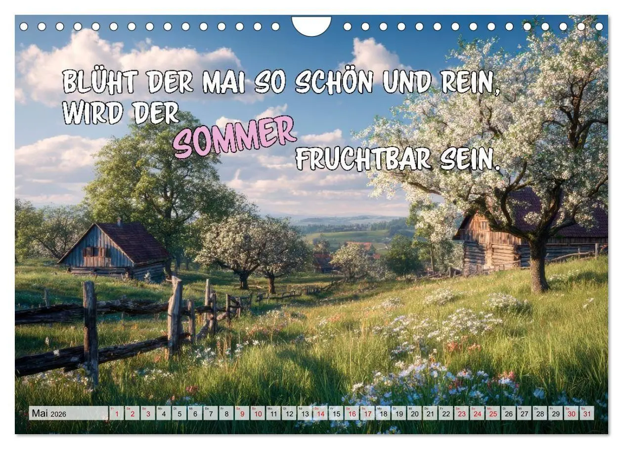 Bild: 9783516708998 | Bauernweisheiten - Stimmen der Natur (Wandkalender 2026 DIN A4...